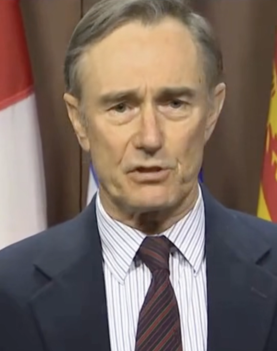 Dr. Charles Hoffe speaking at the Allison Inquiry Press conference on August 13, 2026