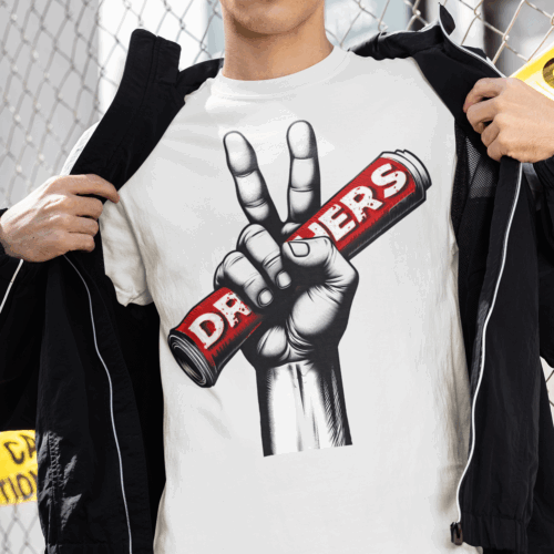 Druthers peace shirt mockup square