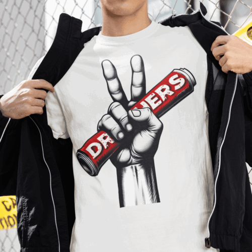 Druthers peace shirt mockup square