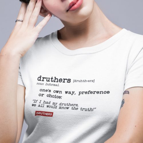 Druthers Shirt Druthers Definition Black Mockup01