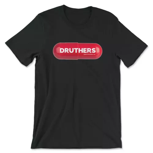 Druthers Shirt Red Pill Vintage Black