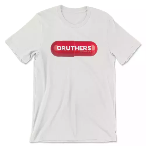 Druthers Shirt Red Pill Vintage White