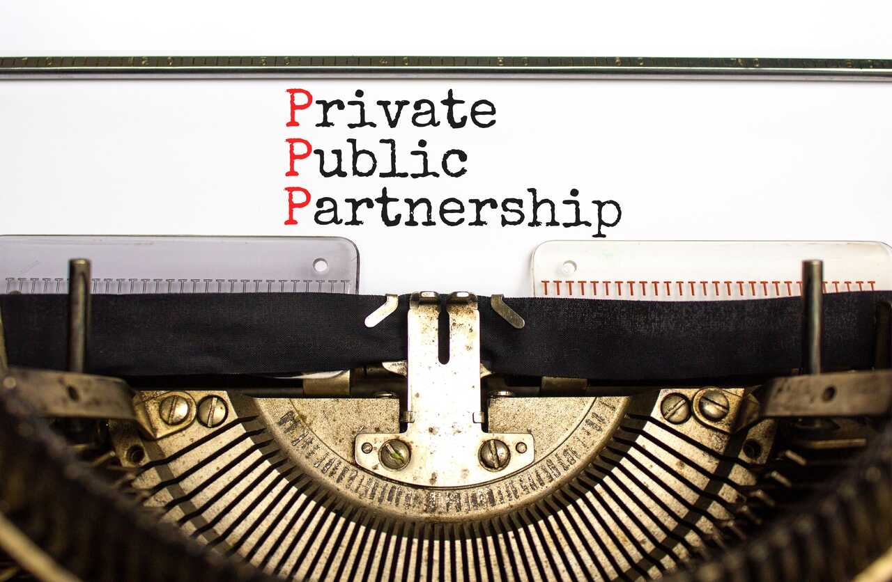 Ppp,private,public,partnership,symbol.,concept,words,ppp,private,public